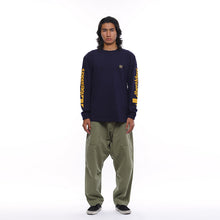 Load image into Gallery viewer, Liberaiders Triangle Logo L/S Tee (Navy)