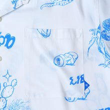 이미지를 갤러리 뷰어에 로드 , Liberaiders ORIGAMI RAYON SHIRT (BLUE)