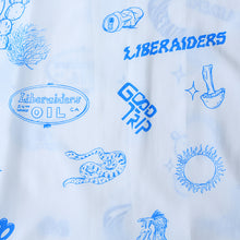이미지를 갤러리 뷰어에 로드 , Liberaiders ORIGAMI RAYON SHIRT (BLUE)