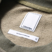 Load image into Gallery viewer, Liberaiders Side Quilted Sweat Shirt (OLIVE)