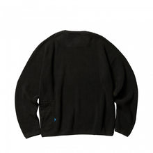 画像をギャラリービューアに読み込む, Liberaiders GARMENTDYED CREWNECK SWEATER (Black)