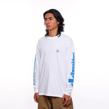 Load image into Gallery viewer, Liberaiders Triangle Logo L / S Tee (White)