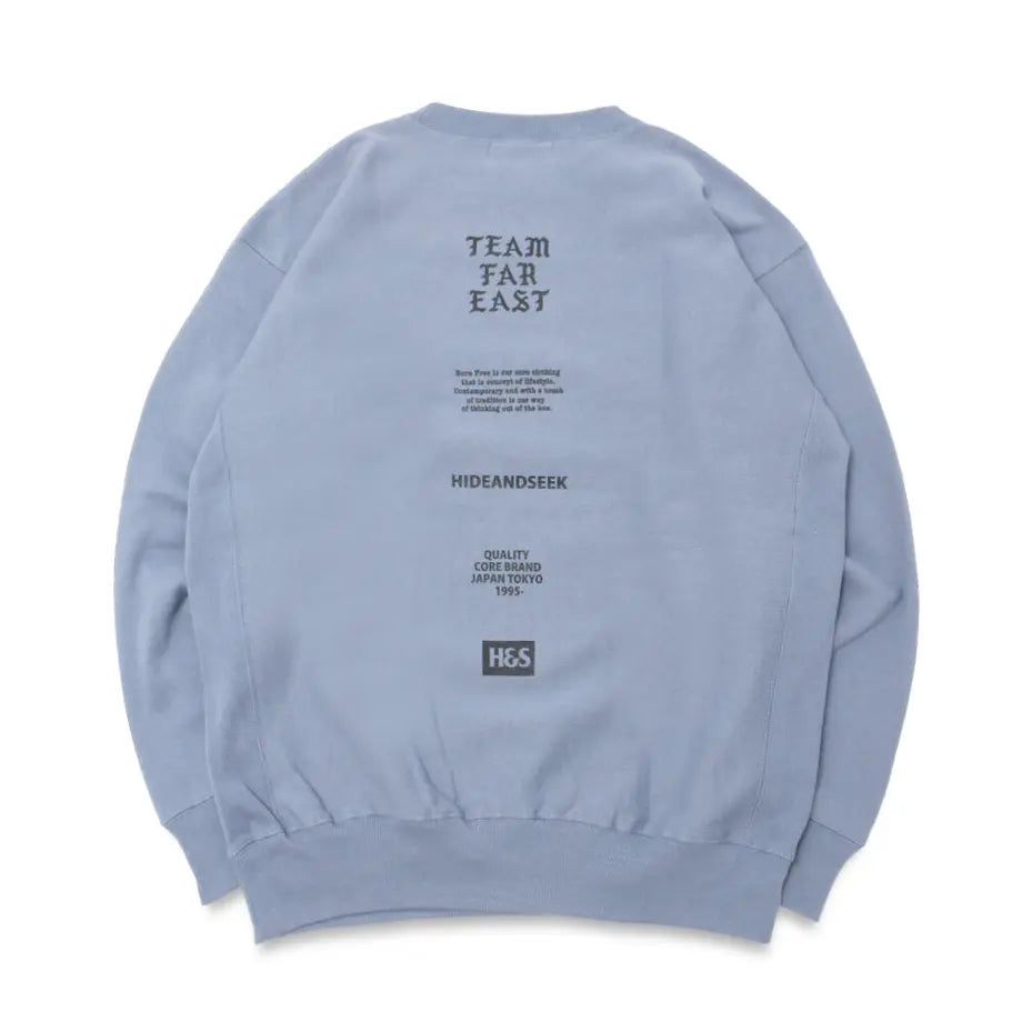 Hide and Seek TEAM FAR EAST Sweat Shirt(Blue) – BASE L.H.P