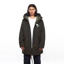 Load image into Gallery viewer, Liberaiders Velour Varsity Jacket (Green)