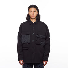 Load image into Gallery viewer, Liberaiders quilted Utility Shirt (Black)