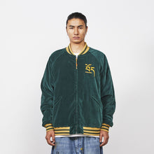 画像をギャラリービューアに読み込む, Liberaiders VELOUR VARSITY JACKET (GREEN)
