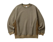 Load image into Gallery viewer, Liberaiders Side Quilted Sweat Shirt (OLIVE)