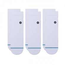 画像をギャラリービューアに読み込む, Stance Sox Icon Quarter 3 Pack (White)
