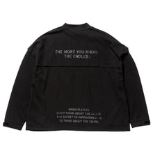画像をギャラリービューアに読み込む, THE SWINGGGR SWG PUNCH MOCKNECK L/TEE, BLACK
