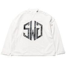画像をギャラリービューアに読み込む, THE SWINGGGR SWG PUNCH MOCKNECK L/TEE, WHITE
