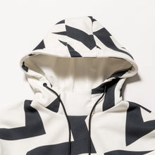 画像をギャラリービューアに読み込む, THE SWINGGGR HI NECK HOODIE, WHITE&amp;BLACK
