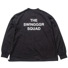 Load image into Gallery viewer, THE SWINGGGR MOCK NECK L/TEE-B(BLK)
