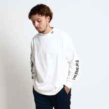 Load image into Gallery viewer, THE SWINGGGR MOCK NECK L/TEE-B(WHT)
