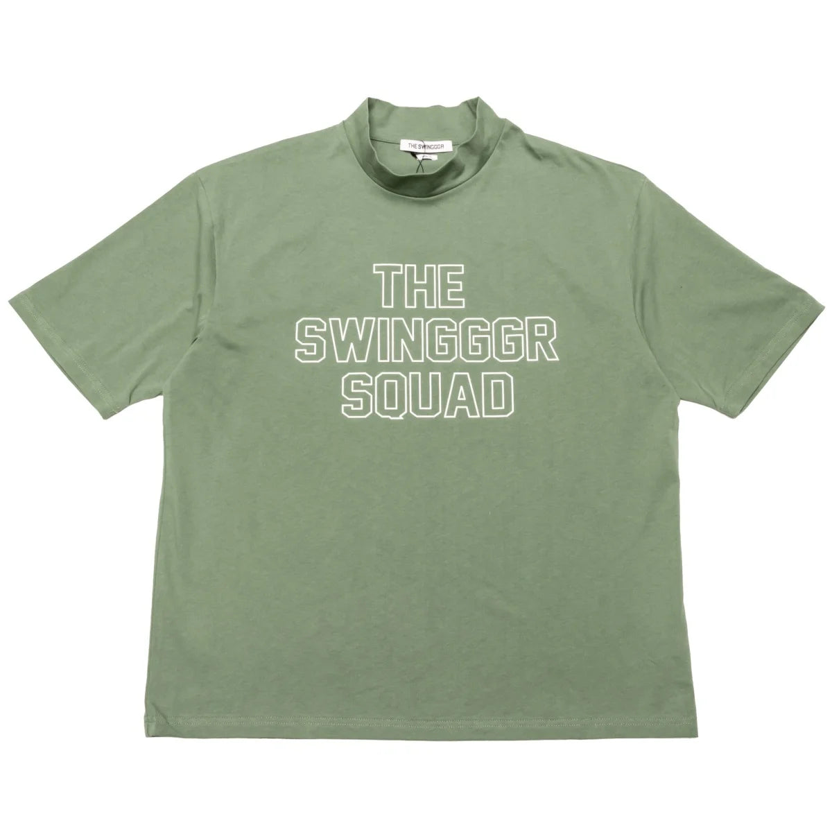 50%OFF】THE SWINGGGR MOCK NECK TEE - B(GREEN) – BASE L.H.P
