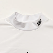 画像をギャラリービューアに読み込む, THE SWINGGGR DOUBLE COL MOCK NECK TEE (WHITE)
