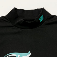 画像をギャラリービューアに読み込む, THE SWINGGGR DOUBLE COL MOCK NECK TEE (BLACK)

