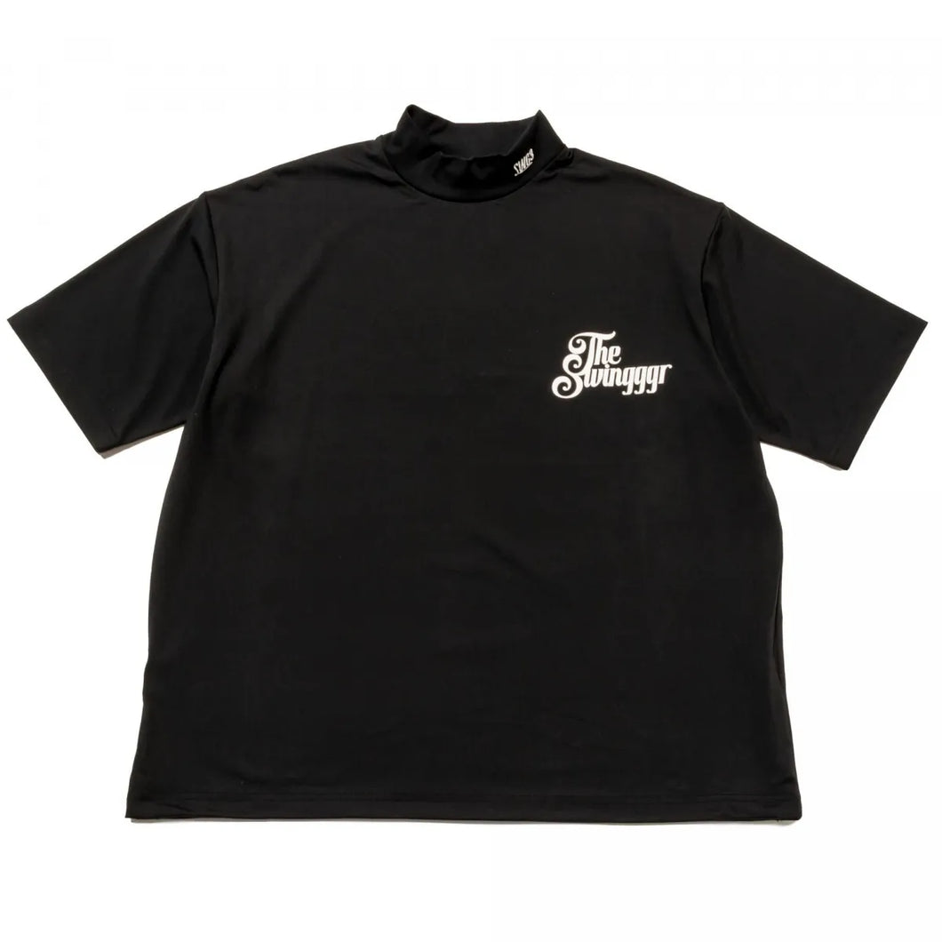 THE SWINGGGR SWG MOCK NECK TEE (BLACK)