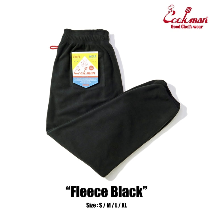 COOK MAN Chef Pants Fleece Black