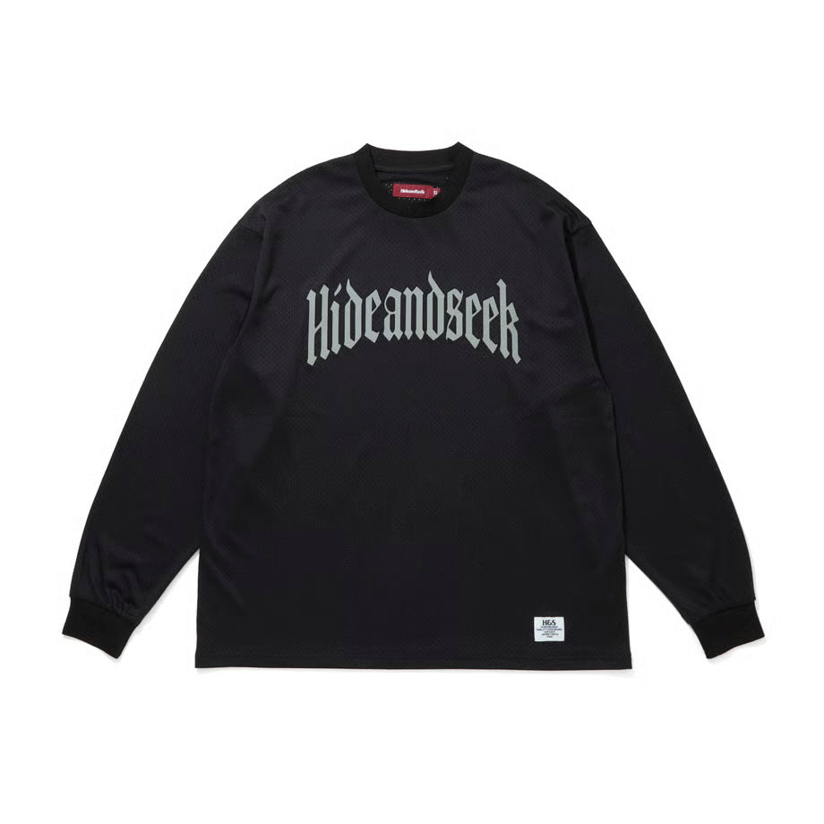 h*6様 HIDE AND SEEK Mesh L/S Tee BLK L HideandSeek Mesh L/S Tee(BLK) – BASE L.H.P