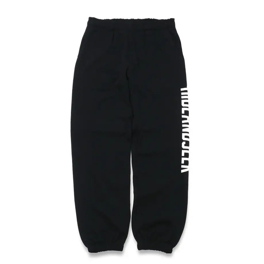 Hide and Seek College Sweat Pant 23aw (BLK×WHT)