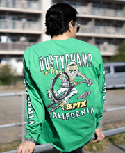 Load image into Gallery viewer, Hide and Seek DUSTYCHAMP×Damian Fulton L/S Tee(Green)
