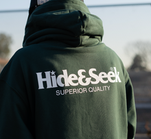 画像をギャラリービューアに読み込む, Hide and Seek Logo Hooded Sweat Shirt 23aw(Green)
