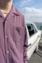 画像をギャラリービューアに読み込む, SON OF THE CHEESE RAYON OPEN COLLAR SHIRT(BLACK)
