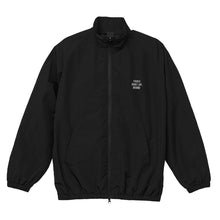 Load image into Gallery viewer, BASE LHP Embroidery Nylon track jacket (Black)
