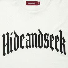 Load image into Gallery viewer, HideandSeek Mesh L/S Tee(WHT)
