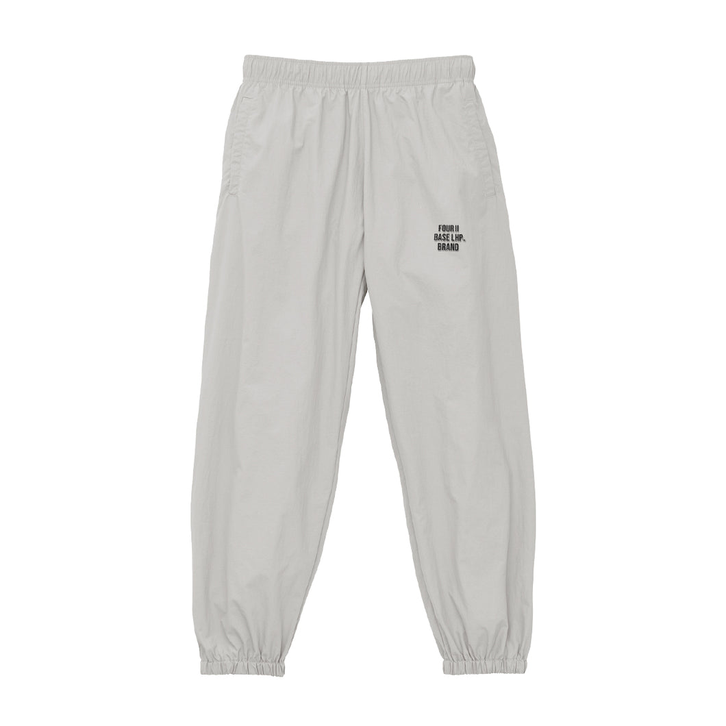 BASE LHP Embroidery Nylon track pants (Dust gray)