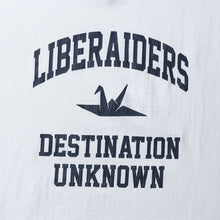 Load image into Gallery viewer, Liberaiders COLLEGE LOGO TEE (WHITE)
