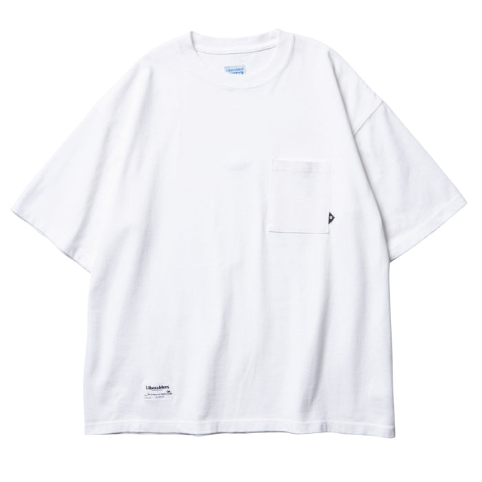 Liberaiders HEAVY WEIGHT POCKET TEE (WHITE)