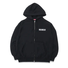 Load image into Gallery viewer, Hide and Seek College Zip Hooded Sweatshirt 23aw (BLK×WHT)
