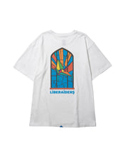 画像をギャラリービューアに読み込む, Liberaiders STAINED GLASS TEE(WHITE)
