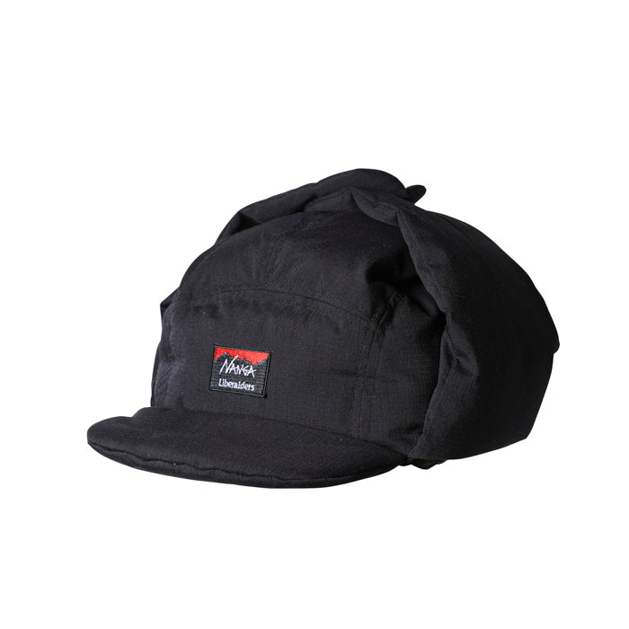 NANGA X LIBERAIDERS TAKIBI RIPSTOP DOWN CAP (BLACK) – BASE L.H.P
