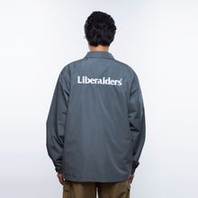 將圖片載入圖庫檢視器 Liberaiders OG 標誌教練夾克（灰色）
