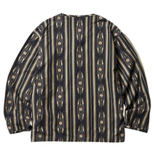 Load image into Gallery viewer, Liberaiders NATIVE PATTERN FLANNEL CARDIGAN (BLACK)
