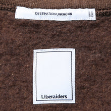將圖片載入圖庫檢視器 Liberaiders LR 袖標誌復古圓領衫（棕色）
