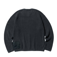 Load image into Gallery viewer, Liberaiders GARMENT DYED COTTON KNIT CREWNECK (OLIVE)
