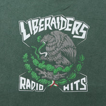 Load image into Gallery viewer, Liberaiders RADIO HITS LOGO TEE (GREEN) 
