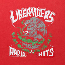 画像をギャラリービューアに読み込む, Liberaiders RADIO HITS LOGO TEE(RED)
