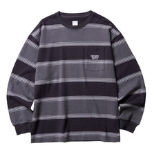 Load image into Gallery viewer, Liberaiders STRIPE L/S TEE(BLACK)
