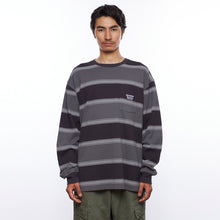 Load image into Gallery viewer, Liberaiders STRIPE L/S TEE(BLACK)
