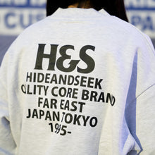 画像をギャラリービューアに読み込む, Hide and Seek  HS Sweat Shirt-1 23aw(WHT)
