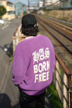 이미지를 갤러리 뷰어에 로드 , Hide and Seek Garment Dye Rib Knit Cardigan (Purple)
