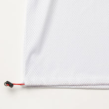 Load image into Gallery viewer, THE SWINGGGR SQUAD MESH MOCK TEE, WHITE
