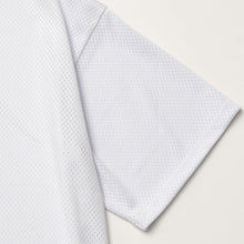 Load image into Gallery viewer, THE SWINGGGR SQUAD MESH MOCK TEE, WHITE
