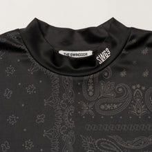 將圖片載入圖庫檢視器 THE SWINGGGR BANDANA MOCK TEE, BLACK
