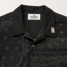 画像をギャラリービューアに読み込む, THE SWINGGGR BANDANA SHIRT, BLACK
