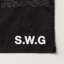 画像をギャラリービューアに読み込む, THE SWINGGGR BANDANA SHIRT, BLACK
